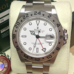 Rolex replica explorer II 16570 40mm white dial