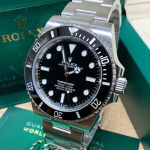 Alternative view of Rolex replica Submariner black ceramica no data new 41mm 124060