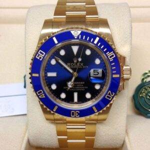 Rolex replica Submariner Date 116618LB Yellow Gold