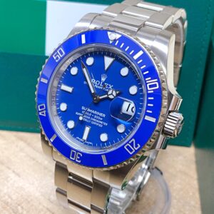 Alternative view of Rolex replica Submariner Date 116619LB White Gold puffo edition