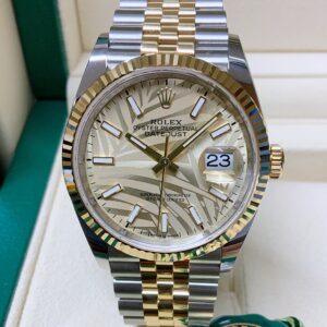 Rolex replica Datejust bi-colour 36mm 126233 Palm Motif Dial