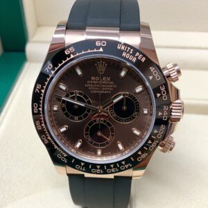 Rolex replica Daytona 116515LN Rose Gold chocolate dial