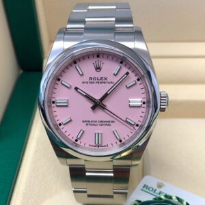 Rolex replica Oyster Perpetual 41 124300 candy pink