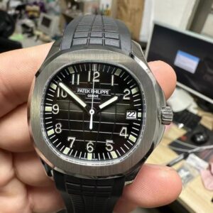 Patek Philippe replica aquanaut 5167G-001 black rubber