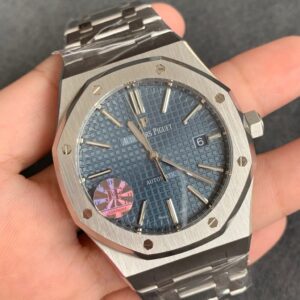 Alternative view of Replica Audemars Piguet ref. 15400 royal oak jumbo blue dial