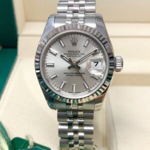 Rolex replica Lady-Datejust 179174 Silver Dial jubilèè