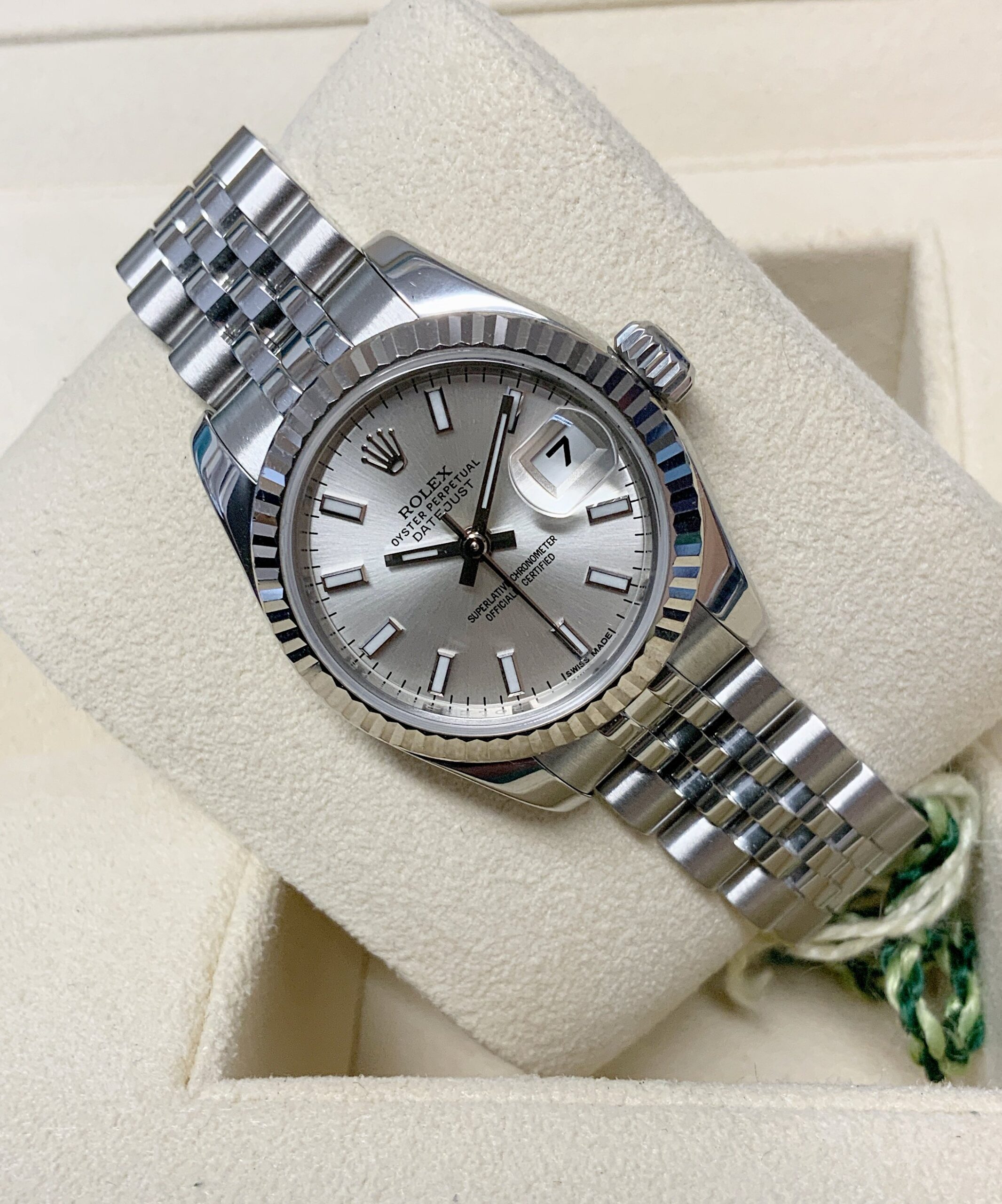 Rolex replica Lady-Datejust 179174 Silver Dial jubilèè - immagine 7