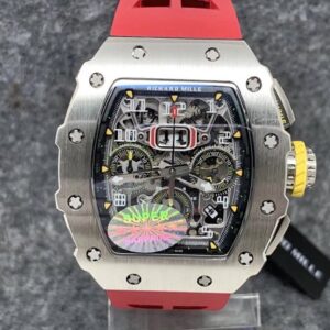 Richard Mille replica RM11-03 skeletron red rubber strip