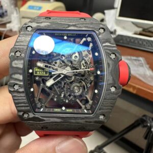 Richard Mille replica Rafael Nadal RM35-01 nylon strip black carbon