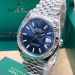 Alternative view of Rolex replica Datejust 36mm 126234 Blue Baton