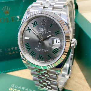 Alternative view of Rolex replica Datejust 36mm 126234 Ardesia Wimbledon Dial