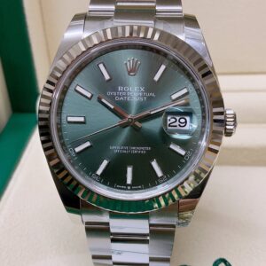 Rolex replica datejust 41mm 126334 mint green dial