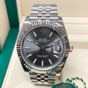Rolex replica Datejust 41mm 126334 Slate Dial jubilee bracelet