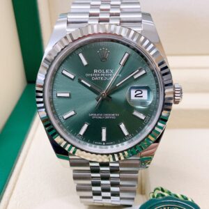 Rolex replica datejust 126334 mint green dial jubilèè