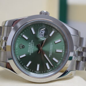 Rolex replica jubilee Datejust 41 126334 Mint green Dial jubilee bracelet