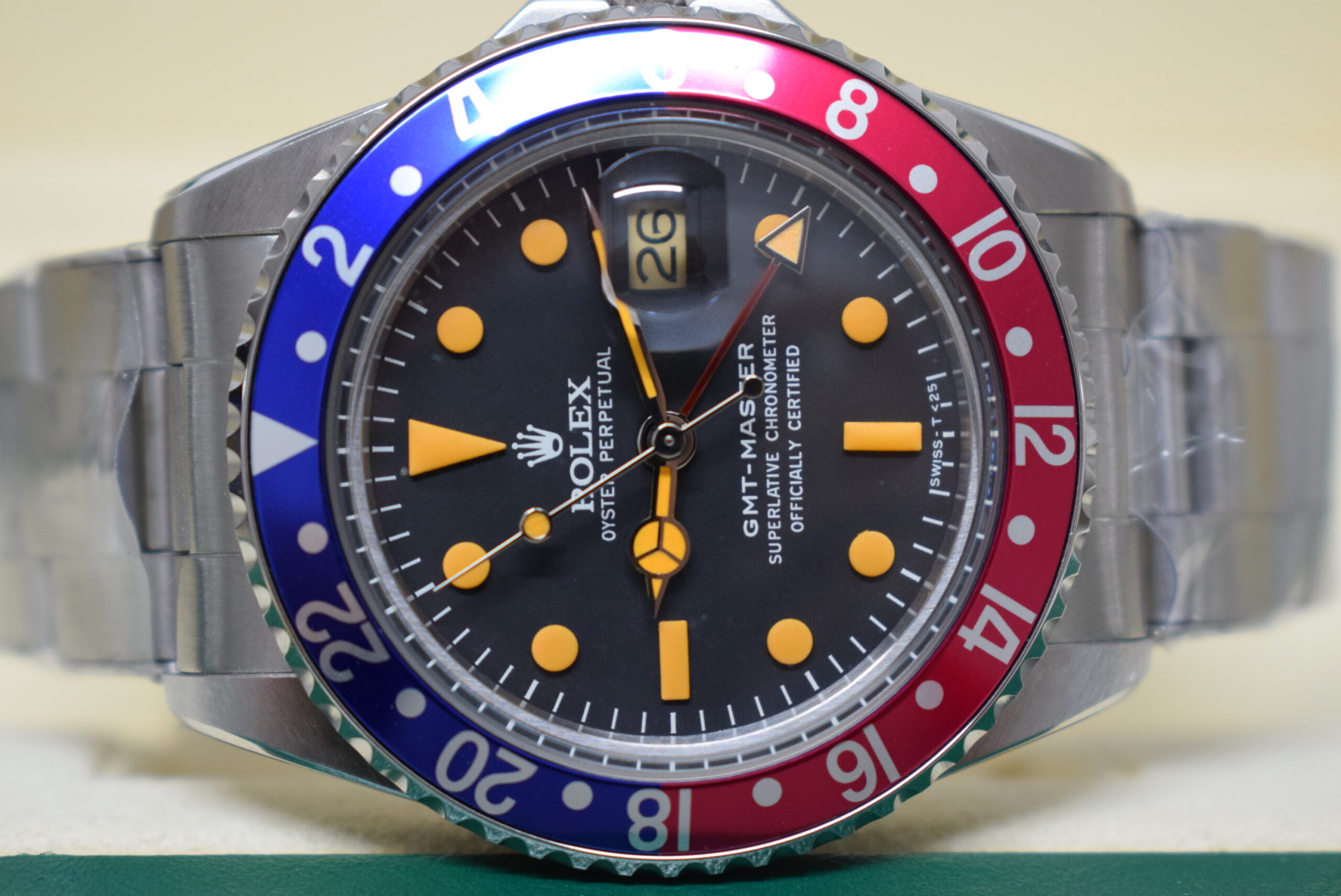 rolex replica GMT master II 1675 vintage oyster pepsi orologio replica - immagine 10