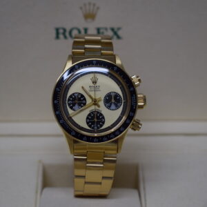 Alternative view of rolex replica daytona paulnewman oro giallo white dial vintage orologio replica