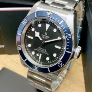 Alternative view of Tudor replica Heritage Black Bay 41mm 79230B blue