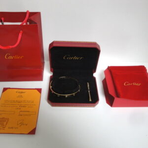 Alternative view of Cartier replica gioielli bracciale love yellow gold