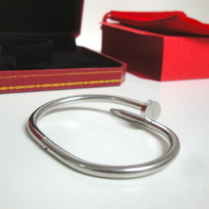 Cartier replica gioielli bracciale just en clue white gold
