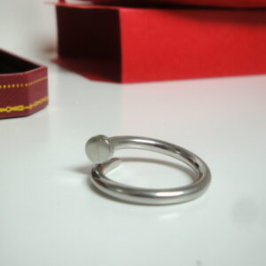 Cartier replica gioielli anello just en clue white gold