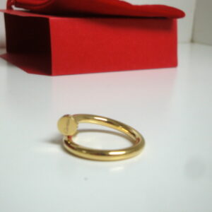 Cartier replica gioielli anello just en clue yellow gold
