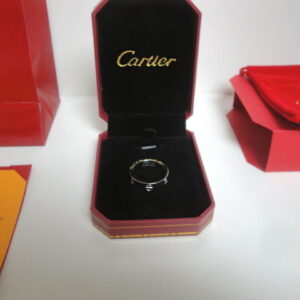 Alternative view of Cartier replica gioielli anello love white gold