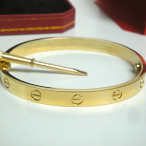 Cartier replica gioielli bracciale love yellow gold