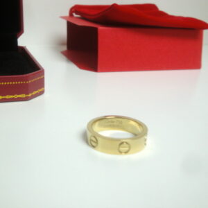 Cartier replica gioielli anello love yellow gold
