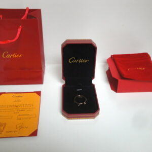 Alternative view of Cartier replica gioielli anello love rose gold