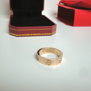 Cartier replica gioielli anello love rose gold