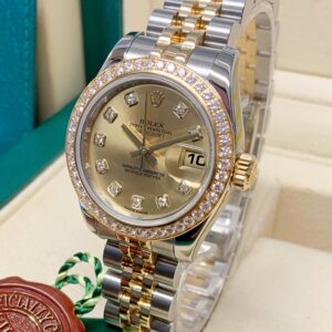 Alternative view of Rolex replica Datejust Lady 179383 26mm Diamond Bezel
