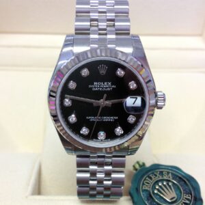 Rolex replica lady Datejust Lady 31mm 178274 black diamond