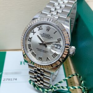 Alternative view of Rolex replica lady datejust 28mm 279174 Silver Roman