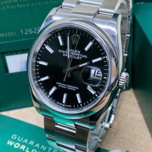 Alternative view of Rolex replica Datejust oyster 36mm 126200 black dial