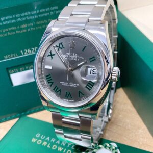 Alternative view of Rolex replica Datejust oyster 36mm 126200 wimbledon dial