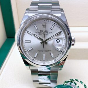 Rolex replica Datejust oyster 36mm 126200 silver dial