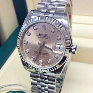 Alternative view of Rolex replica Datejust Lady 178274 pink diamond dial
