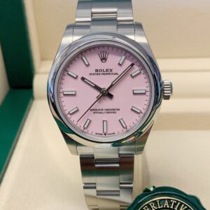 Rolex replica Oyster Perpetual lady 31mm ref. 277200 Candy Pink dial