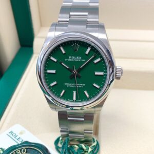 Rolex replica Oyster Perpetual lady 31mm ref. 277200 Green dial
