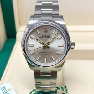 Rolex replica Oyster Perpetual lady 31mm ref. 277200 Silver dial
