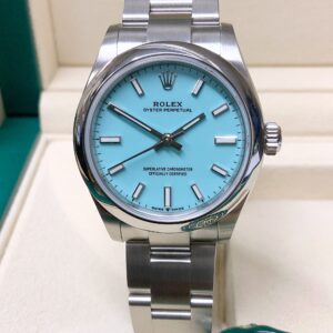 Rolex replica Oyster Perpetual lady 31mm ref. 277200 Tiffany dial