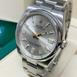 Alternative view of Rolex replica Oyster Perpetual 36 124300 silver