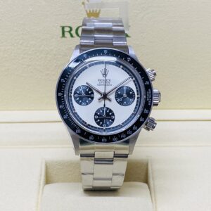 Alternative view of Rolex vintage replica daytona paul newman 6245 white sigma dial