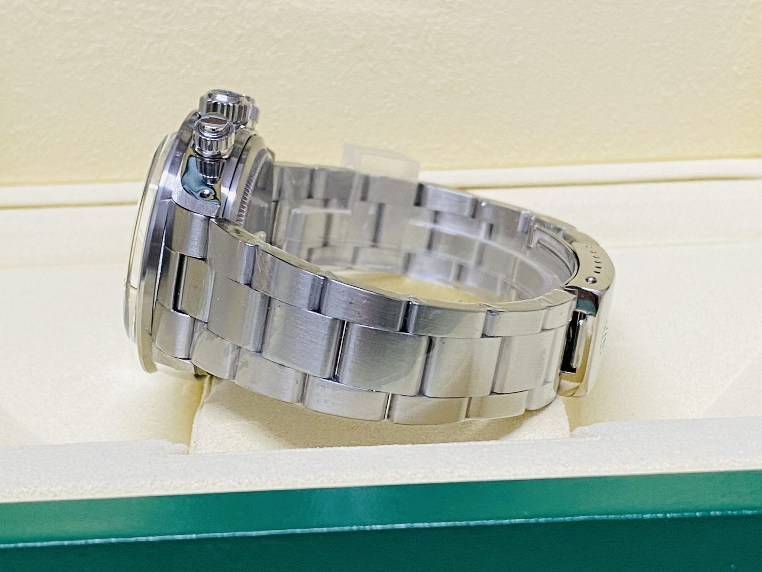 Rolex vintage replica daytona paul newman 6245 white sigma dial - immagine 4