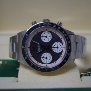 Rolex replica daytona paul newman 6240 acciaio black dial vintage