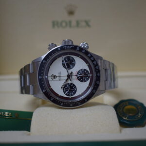 Alternative view of Rolex replica daytona paul newman 6245 white dial vintage