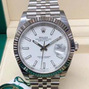 Rolex replica Datejust 41 126334 white dial dial