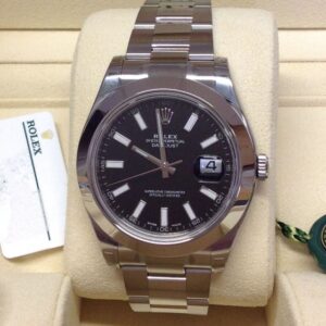 Rolex replica Datejust 41 116300 Black Dial oyster