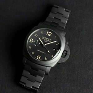 Panerai replica Luminor GMT Tuttonero 44mm PAM00438